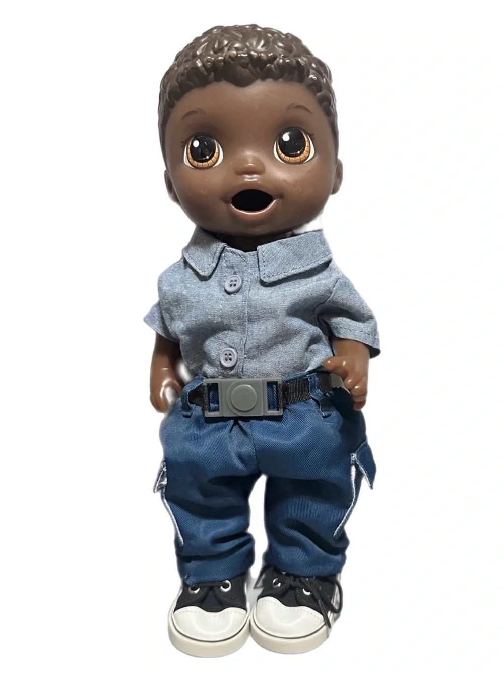 Baby Alive School Play Doll Set with Pink & Blue Outfit